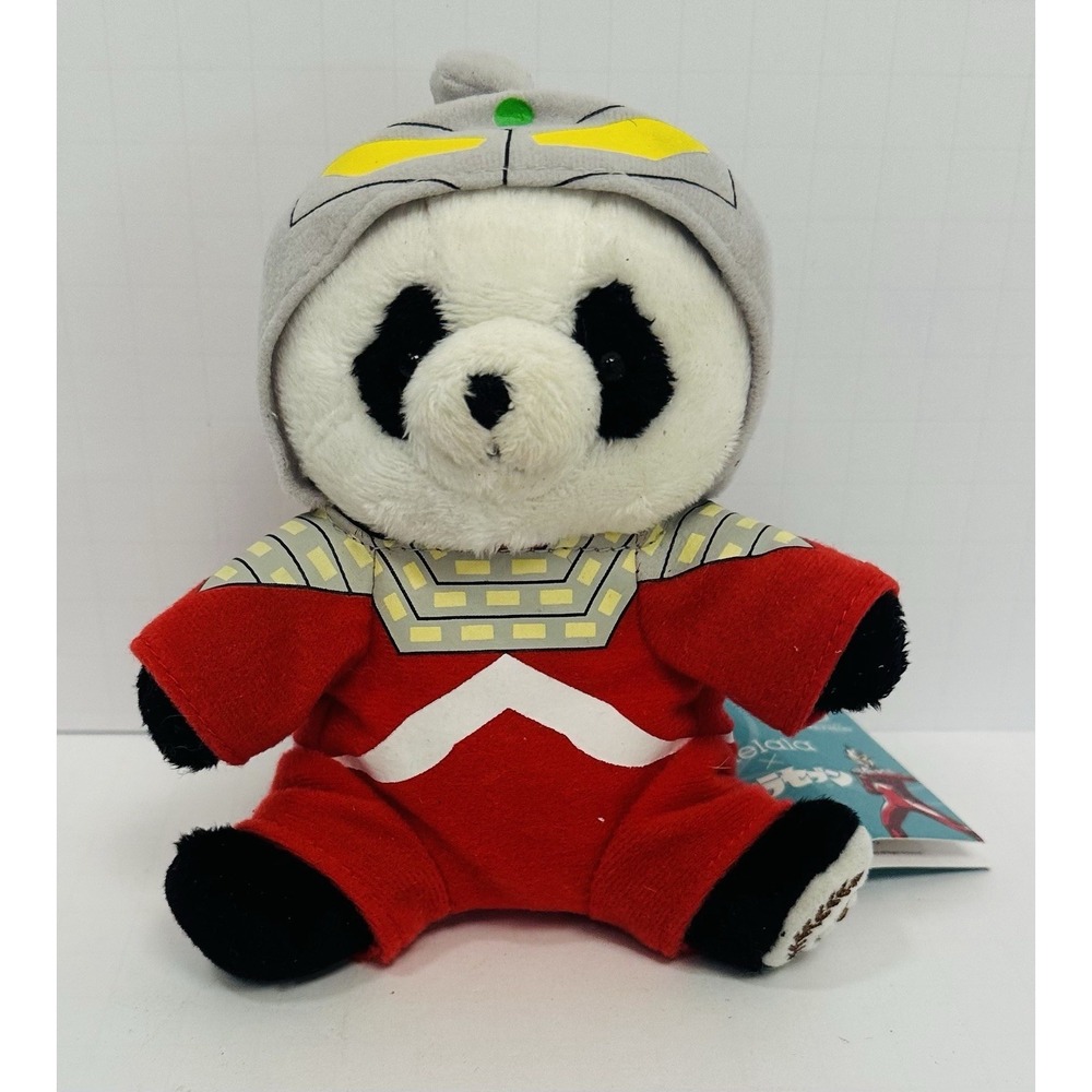 Yokohama Bay Japan Sheraton x Ultra Seven Panda Bear 5" Stuffed Animal Plush